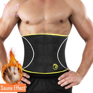 Taille buik Shaper Lanfei Men Taille Trainer Belts Sauna Slimmen Body Shapers Gordel neopreen workout Zweet Belly Trimmer Corset voor gewichtsverlies 230818