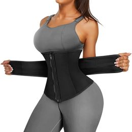 Taille Ventre Shaper Latex Taille Formateur Body Shapewear Femmes Zipper Cincher Sport Ceinture Corset Tummy Control Trimmer Shaper Minceur Ventre Gaine 230818