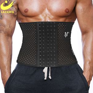 Taille Tummy Shaper LAZAWG hommes taille formateur mince modélisation ceinture corps Shaper Corset minceur ventre bande mince sangle Shapewear Cincher perte de poids 230829