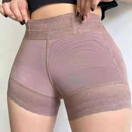 Taille ventre Shaper LMYLXL femmes S Shapewear contrôle rose fesses pantalon taille basse sans marques bout à bout court 231214