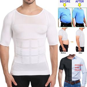 Taillen-Bauchformer für Männer, Body Shaper, Brustkompression, T-Shirt, Unterhemd, Bauchweg-Tanktops, Taillentrainer, Workout, Shapewear, Bauchunterwäsche, 230824