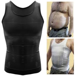 Taille Ventre Shaper Hommes Corset Corps Minceur Ventre Shaper Courir Gilet Ventre Taille Ceinture Chemise Noir Shapewear Sous-Vêtements Taille Ceinture Chemises S-2XL 230607