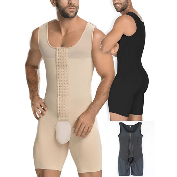 Taille Tamim Shaper Bodys de corps pour hommes Abdomenal Fat Shapewear Contrôle poitrine Binder Pignon Slimming D043 230812