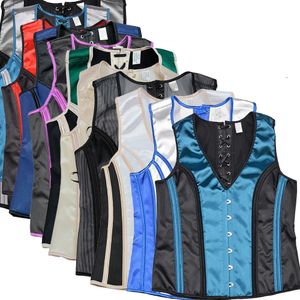 Taille Tummy Shaper Hommes Corset Hauts Serrés Mâle Corset Gilet Plat Abdominal Graisse Taille Ceinture Push Up Body Shaper Avec Os Débardeurs Costume 231120