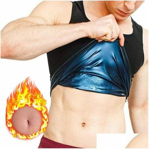 Taille Tummy Shaper Mens Body Sha Sous-vêtements Beauté Minceur Gilet Sauna Transpiration Fitness Scpting Vêtements Soins de Santé Drop Delivery Dhaqi