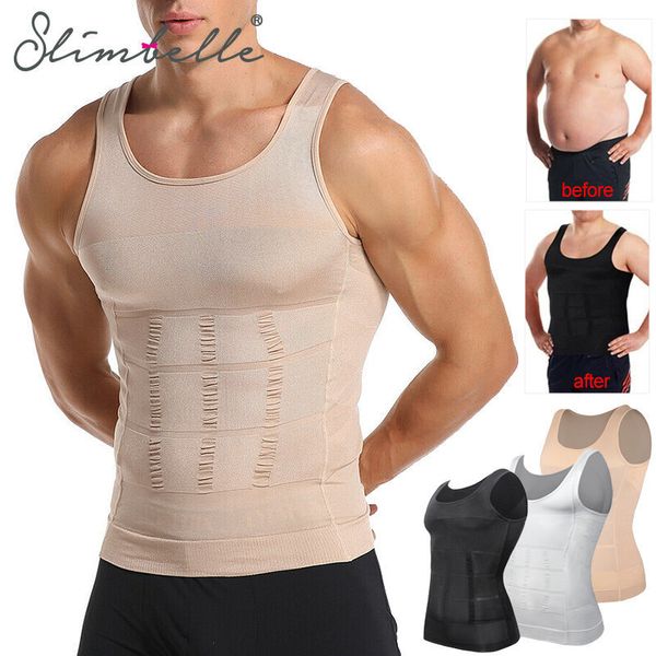 Taim Tamim Shaper Mens Slimming Body Vest Shirt Abs Abdomen Façonnage mince réservoir Contrôle Contrôle Contrôle COMPRESSION CHIRTS 230812