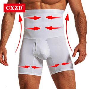 Taille Tummy Shaper Mens perte de poids et mise en forme du corps taille formateur sous-vêtements de contrôle élevé compression shorts abdominaux 231213