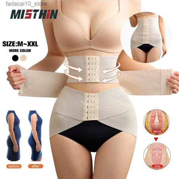 Taille Tummy Shaper MISTHIN 3 en 1 récupération post-partum ceinture abdominale corps Shaper ceinture abdominale Corset taille pansement minceur gaine de modélisation Q240110