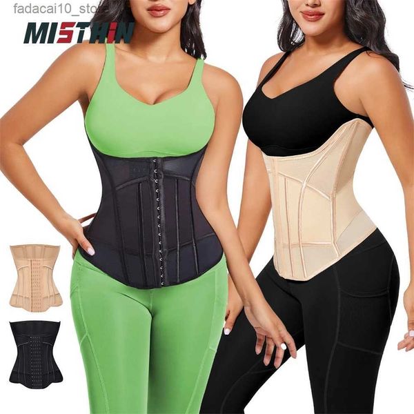 Cintura Tummy Shaper MISTHIN Reloj de arena Corsé Recortador Shaper Cinturón para mujeres Pérdida de peso Banda para el vientre Faja deportiva Trainning Girl Vestido de novia Q240110