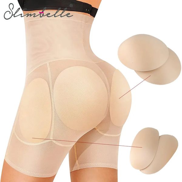 Taille Tummy Shaper Rembourré Butt Lift Culottes Femmes Pantalon De Mise En Forme Haute Contrôle Abdominal Formation Amélioration De La Hanche Sous-Vêtements Shorts 231117