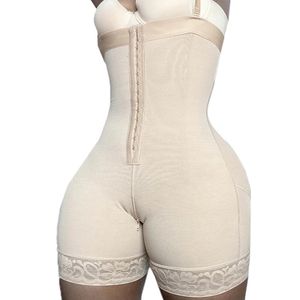 Taille Tummy Shaper Slipje Naadloze Butt Lifter Compressie Fajas Gordels Afslanken Corset Shapewear Dames Ondergoed Hoge Taille Body Shaper Met Schouderbanden