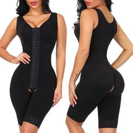 Taille Tummy Shaper Plus Size Fajas Colombianas Post Surgery Compression Garment Originales Full Body Shaper Reductora Bbl Shapewear Women Stage 2 231215