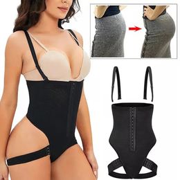 Taille Tummy Shaper Plus la taille taille haute bout à bout contrôle du ventre Pantie Booty Lift tirant sous-vêtements Shaper entraînement taille formateur Corset Shapewear 231120