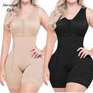 Taille ventre Shaper post-chirurgie Shapewear haute compression ceinture courte avec broches buste pour quotidien et post-amincissant Fajas Colombianas 230824