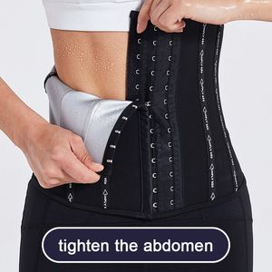 Cintura Tummy Shaper Sauna Cinturón para el sudor para perder peso Mujer Entrenador posparto Adelgazamiento Vaina Vientre plano Faja para quemar grasa 230821