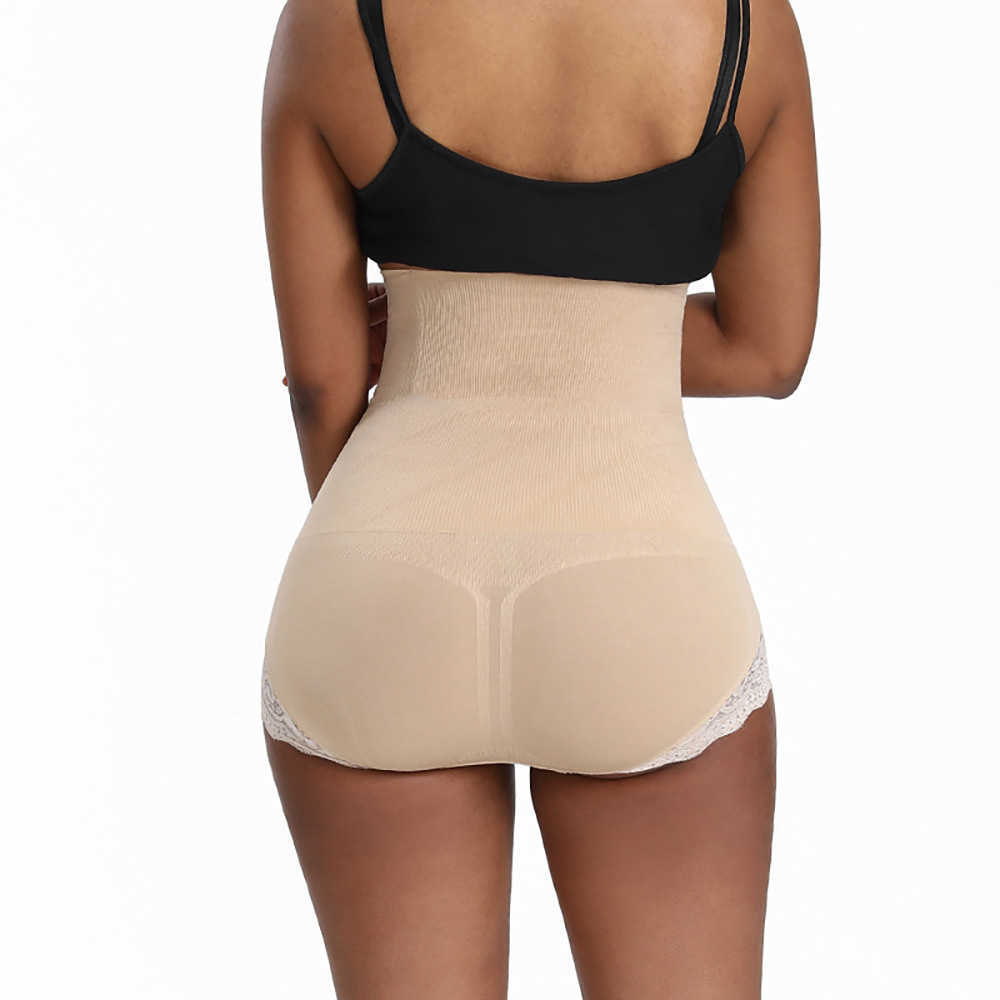 Taille Tummy Shaper verkoopt nieuwe hoog getailleerde naadloze taille aanscherping vormgevende broek dames met kanten rand elasticiteit liftende billen mooi lichaam mollig