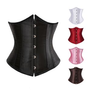 Taille Tummy Shaper SEXY Gothic Underbust Corset et serre-taille Bustiers Top Entraînement Forme Ceinture de corps Plus taille Lingerie S-6XL 230828