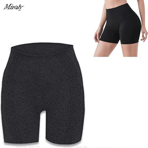 Taille Ventre Shaper SHAPERMOV Ion Shaping Short Tourmaline Tissu Detoxification Shapewear Femmes Tummy Control Respirant Body Shaping Yoga Shorts 230818