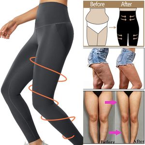 Taille Tummy Shaper Shapewear Compression Leggings Jambe Minceur Corps Shaper Taille Haute Ventre Contrôle Culotte Cuisse Sculpting Plus Mince 230923