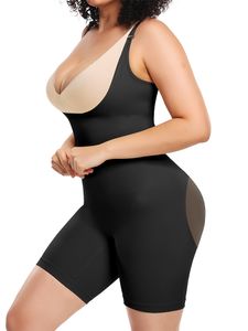 Taille buik Shaper Shapewear voor vrouwen regelen open buste dij slankere naadloze afslanke full body lifter bodysuit 230821