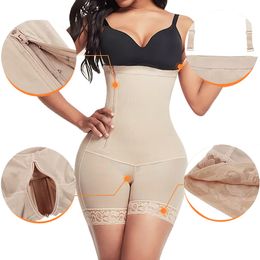 Taille ventre Shaper côté Zip body écréme Shapewear Fajas Colombianas Originales et mais Lifter contrôle Moldeadoras Y Reductoras 230225