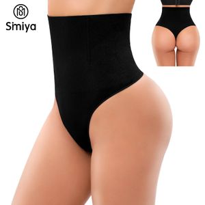 SIMIYA Tummy Control String Shapewear voor dames Body Shaper Naadloos hoog getailleerd vormgevend slipje Taille Cincher Gordel Ondergoed 231031