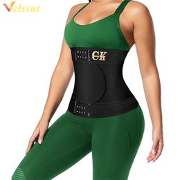 Taille buik Shaper Velssut Corset Trainer voor vrouwen fajas colombiaanse bodi latex afslank riem zwart stalen bonte gewichtsverlies 220921