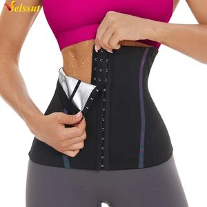 Taille Tummy Shaper Velssut Sauna Trainer pour femmes Ceinture de sueur Perte de poids Ceinture abdominale Contrôle Lady Body Fat Burning Workout 231128