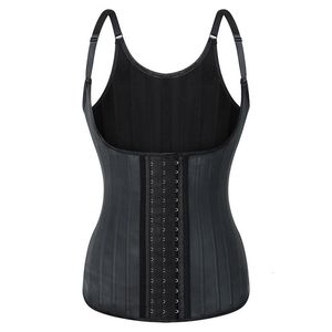 Taille Tummy Shaper Waist Trainer Vrouwen Latex Binder Gewichtsverlies Abdominale schede Korset Colombiaans meisje Binder Vorm Model Schouderriem Lichaamsvorm 230724