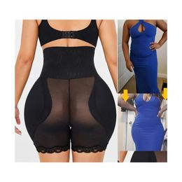 Taille Tummy Shaper Femmes Body Panty Sexy Butt Lifter Côté Rembourré Culotte Dentelle Faux Ass Corset Plus Taille Shapewear Minceur Underwe Dhfnv