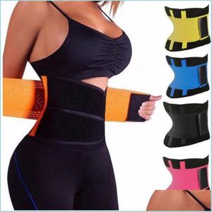 Cintura Tummy Shaper Mujeres Body Shaper Adelgazamiento Cinturón Fajas Control Firme Cintura Trainer Cincher Plus Tamaño S3XL Shapewear Drop Delive Dhvmj