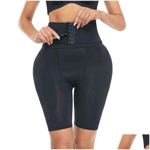 Taille Tummy Shaper Femmes Fesses Gaine Faux Butt Lifter Shapewear Rembourrage Culotte Panty Shorts Cuisse Tondeuse Forme Porter Faux Hip Pad Dh4Sd