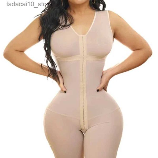 Cintura Tummy Shaper Mujeres Corsé Transpirable Fajas Fuerte Body con cierre de 3 niveles con apertura Arotch Pérdida de peso Fajas Colombianas Q240110