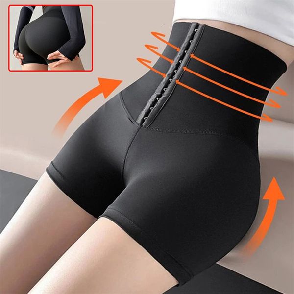 Vita Tummy Shaper Donne Firm Tummy Control Con Hook Butt Lifter Shapewear Mutandine Vita alta Trainer Body Shaper Pantaloncini Femminili Dimagranti fajas 230718