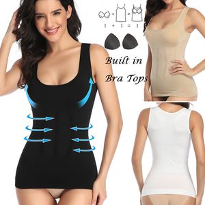 Taille buik shaper vrouwen magie body bh shapewear tank top slank ondergoed ondergoed camisole compressie shirt corset control 230425