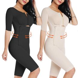 Taille buik Shaper dames full body shapewear bodysuit na chirurgie compressie kledingstuk controle body shaper taille trainer afslank ondergoed 230526