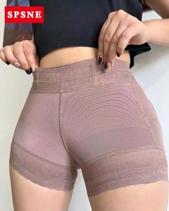 Taille ventre Shaper femmes Shapewear ventre contrôle rose fesses pantalon taille basse sans marques bout à bout court Shaper 231208