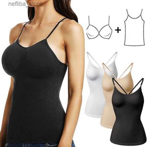 Taille buik Shaper dames shapewear tops taille buikregeling body shaper vorm tank tanktop slank ondergoed naadloze compressie camisoles l2447