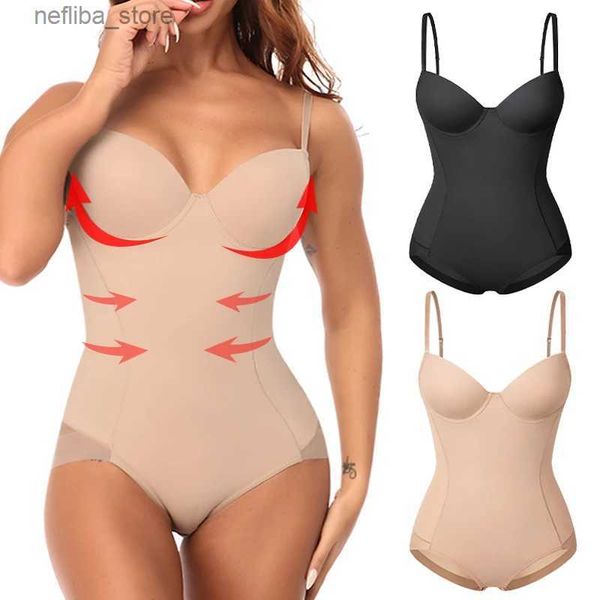 Taim Tamim Shaper Womens Shapewear Bodys Bodys Gest Gile Slim Full Corps Shaper Bra Camisole Camisole Contrôle du ventre Slimming Underwear L2447