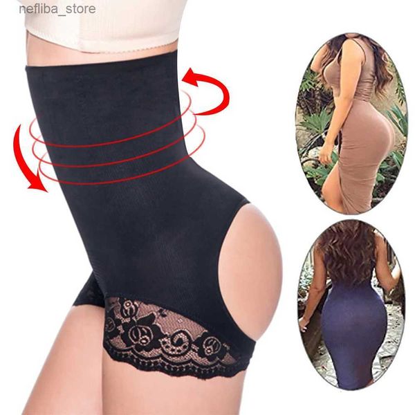 Taim Tamim Shaper Womens Shapewear Hi-waist Brief Contrôle Contrôle Pantes Taist Cincher Butt Lefter Tummy Lace Lace Sexy Sexy Panty L2447