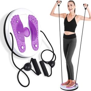 Taille Draaischijf Unisex Taille Trainer Gezondheid Dunne Taille Sporter Twist Board Oefening Voetmassage Plaat Fitnessapparatuur 240123