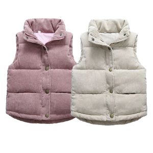 Gilet 2023 automne enfants chaud épaissir gilet bébé coton vêtements d'extérieur pour enfants manteau vêtements garçons filles marque vestes 231122