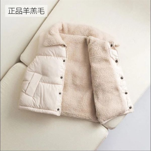 Gilet automne hiver garçons filles sans manches gilet à capuche veste dessin animé imprimé manteau enfants gilet chaud vêtements d'extérieur 220826