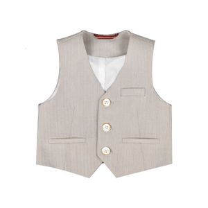 Gilet baby garçons gilet gentleman kids violon danse show waitcoat performance smoking gist enfants 1 an anniversaire mariage wear 230329