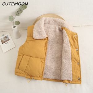 Gilet grenom girls gilet automne hiver sans manches à capuche veste à capuche manchette de dessin animé kid sotwear vêtements 221125