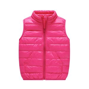 Gilet Enfant Gilet Manteaux D'hiver Enfants Survêtement Chaud Coton Col Roulé Bébé Filles Garçons Gilet Pour Enfants 1-12 Ans 220905