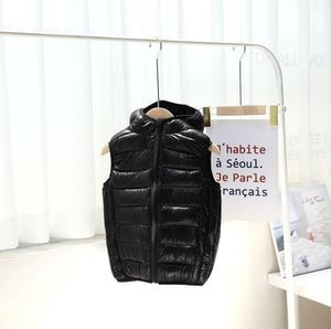 Vest van donskatoen voor kinderen Tanktop Herfst/Winter Jongens en meisjes Designer kinderkleding met capuchon, meerkleurig