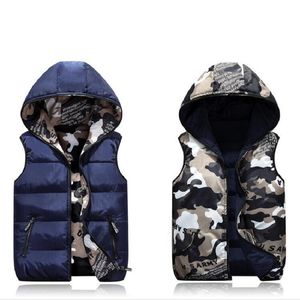 Gilet Parent-Enfant Tenues Assorties Camouflage Enfant Coton Filles Garçons Gilet Enfants Veste Enfants Survêtement Pour 100-185cm 230222