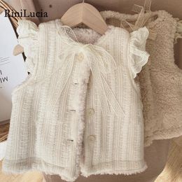 Gilet Rinilucia printemps bébé garçons filles vestes vestes vestes fille automne winch taiat vêtements en coton sans manches socles