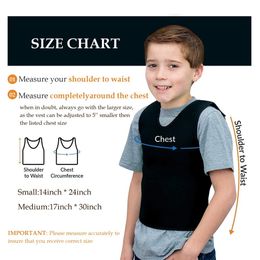 Vest Sensorisch Diepdrukvest voor kinderen Comfort Compressievest voor Autisme Hyperactiviteit Stemmingsverwerkingsstoornissen Ademend 230904